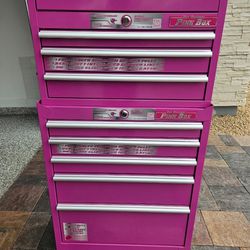 The Orginal Pink Tool Box (Top And Bottom)