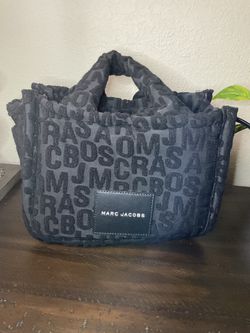 Marc Jacobs: The Monogram Terry Tote Black.