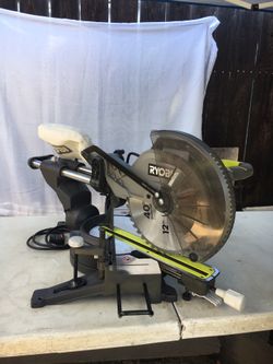 RYOBI. 12 in Sliding Miter Saw with LED