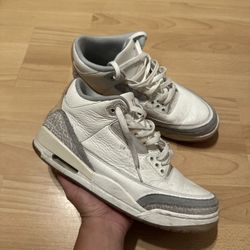 Nike Air Jordan 3 Retro Craft Ivory White Mens Size 11 Athletic Shoes Sneakers