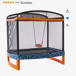 Kids/Toddler Trampoline With Swing 