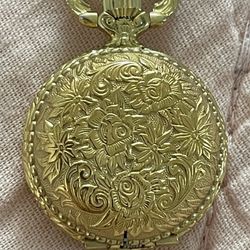 Bucherer Pocket Watch Necklace 