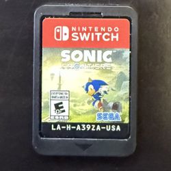 Nintendo Switch - Sonic The Hedgehog -$25