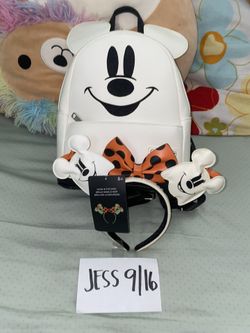 Glow In The Dark Halloween Mickey Loungefly And Minnie Headband