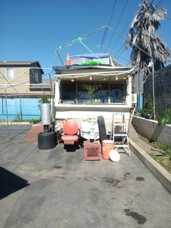 Camping trailer or home to live innn