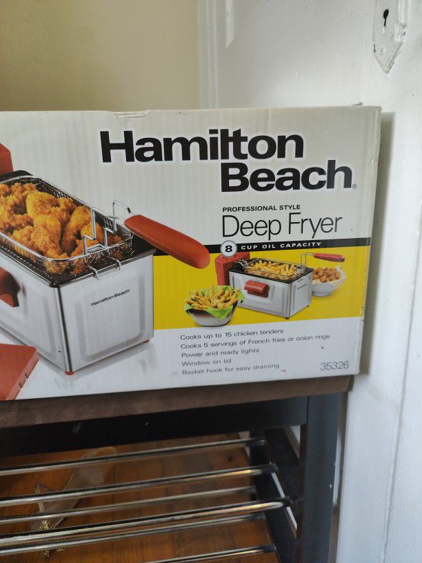 Hamilton Beach Professional Style Deep Fryer for Sale in Hampton, VA -  OfferUp