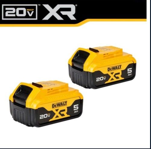 New Dewalt XR 20 Volt Batteries (2 pack)