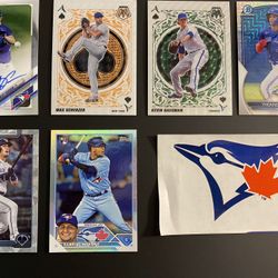 TORONTO BLIE JAYS CARDS..AUTOGRAPH 