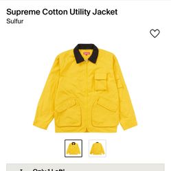 Supreme Utility Jacket, Sulfur Season 24