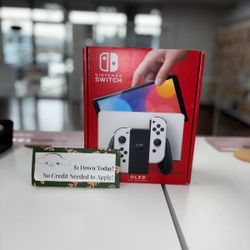 Nintendo switch Oled White Edition New - Pay $1 To Take It Home Today and pay the rest later.