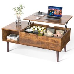 Irfaan Lift Top Extendable Coffee Table With Storage
