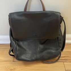 Fossil Leather Backpack Purse