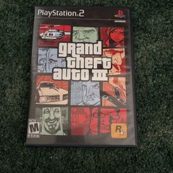 LIKE NEW PS2 GRAND THEFT AUTO 3 