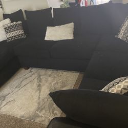 Navy Blue Sectional Couch 