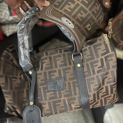 Fendi Duffel Travel Bag 
