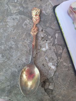 Decorative Rose Handle Collector Spoon