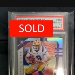 Joe Burrow Rookie Card 💥 2020  Panini #105