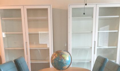 3 IKEA Glass Book/wardrobe shelves/cases $35 each of $75 for all three OBO