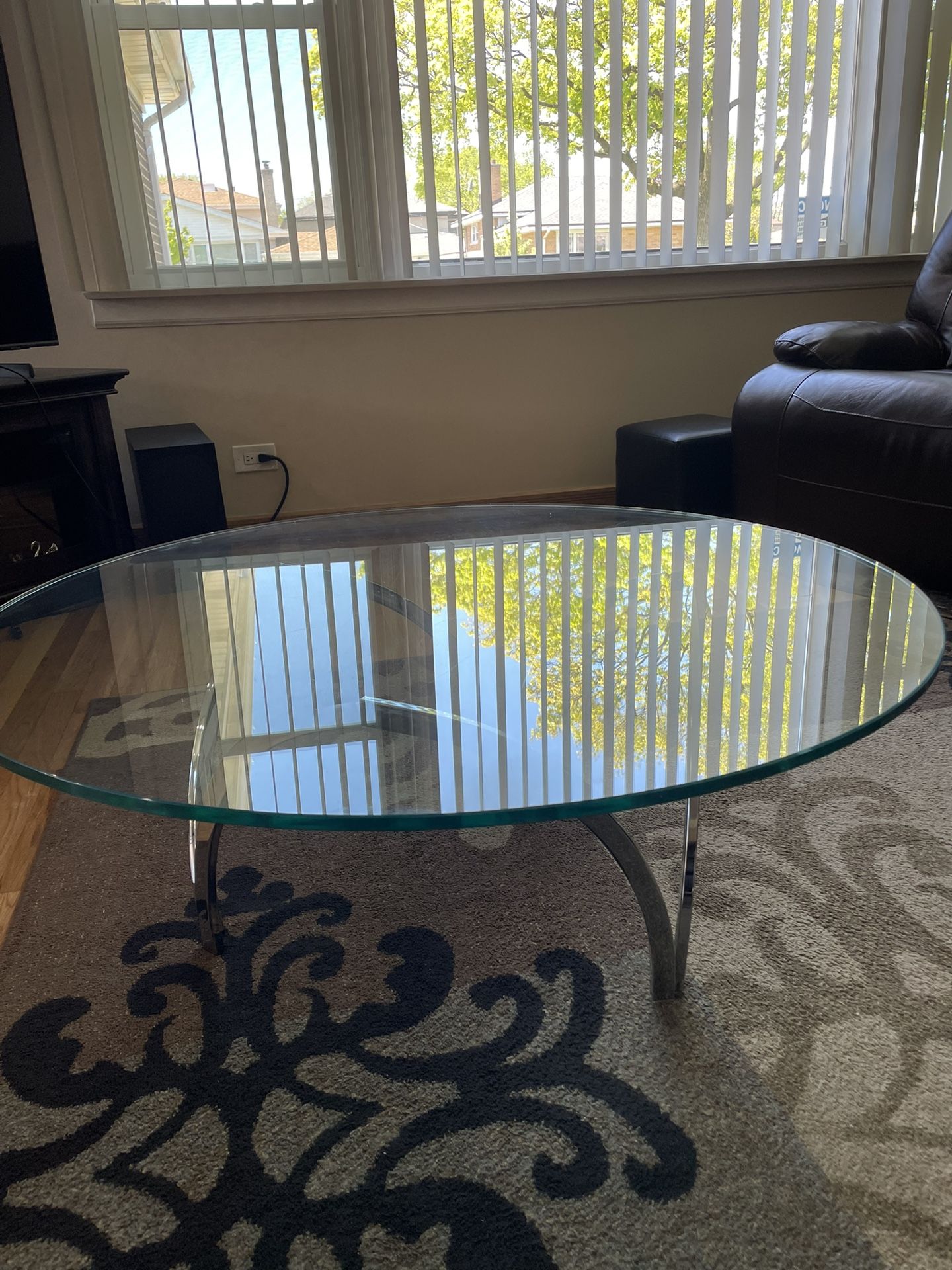 Glass Top Coffee Table
