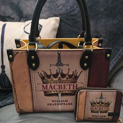 Shakespearean Handbag and Wallet