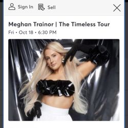 3 Meghan Train or Concert Tickets