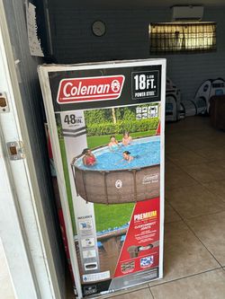 Coleman pool 18 ft brand new