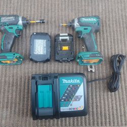 Makita Drill Baterías Y Cargador 