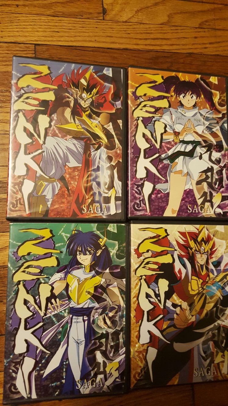 Rare Anime Zenki Saga 1,2,3&4 complete