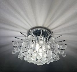 Crystal light fixture