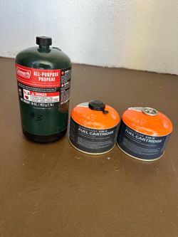 Camping stove fuel selling together for $10
