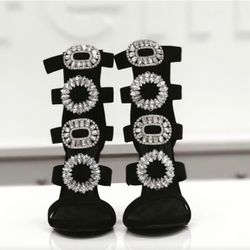 Diamente Buckle Heels Size 8