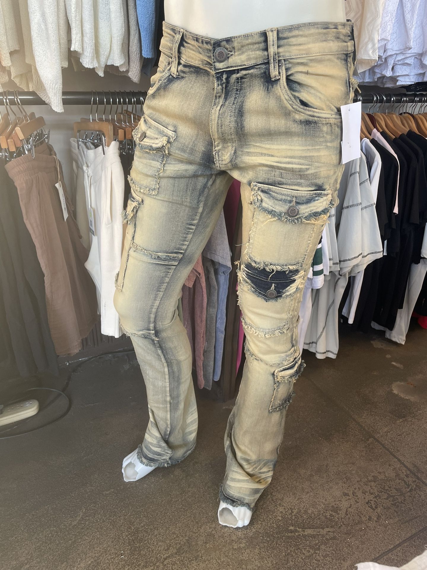Men’s Stacked Jeans Limited Sizes Store Pick Up
