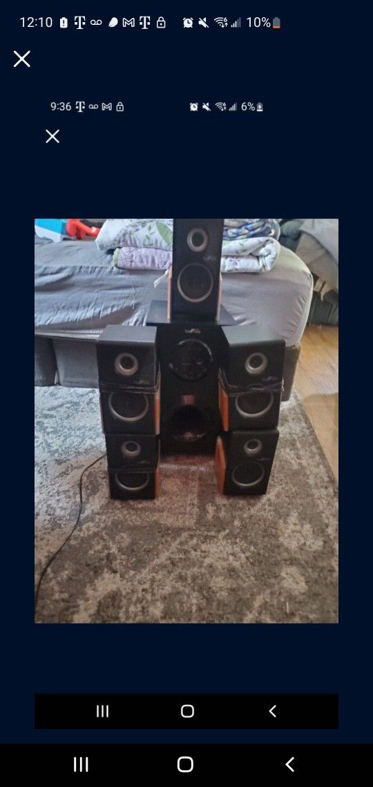 Sub And Speakers (Surround Sound With. Bluetooth)