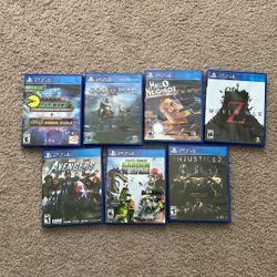 PS4 Games. Lot Of 5