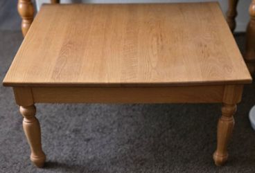 Solid Oak Coffee Table