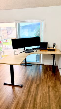 Vivo E3 Triple Motor L-Shaped Standing Desk