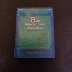 PS2 MEMORY CARD BLUE $18 FINAL PRICE SAME DAY SHIPPING 