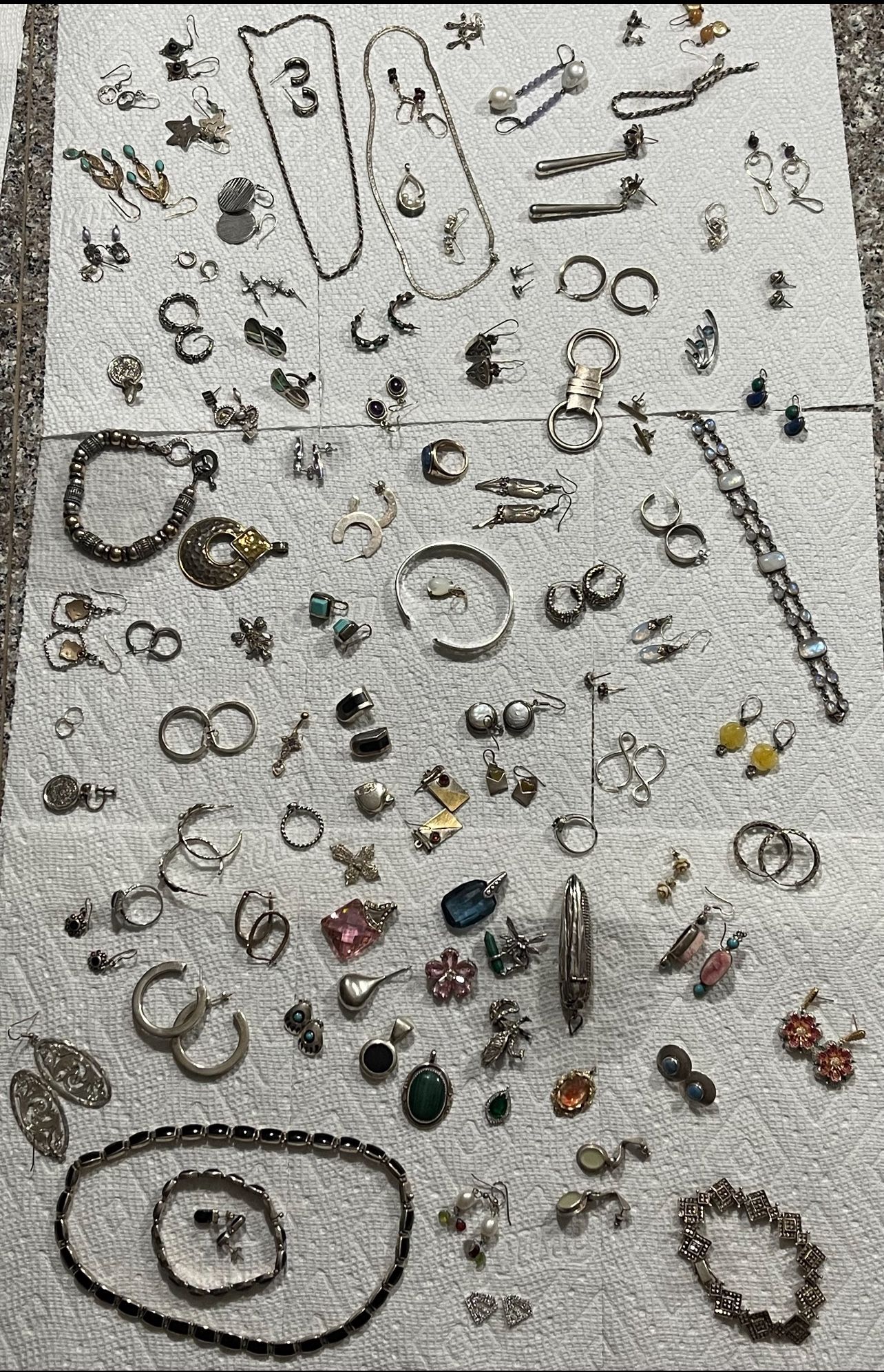 Lot Sterling Silver  Jewelry 