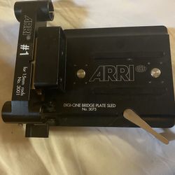 Arri  Digi-Cine Bridge Plate Sled For 15mm Rods 3001 + 3075