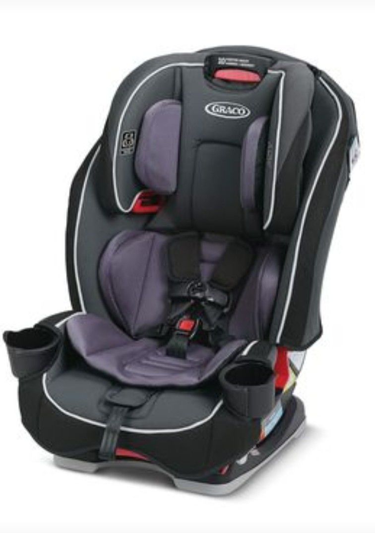 Graco SlimFit 3 in 1 Car Seat, Slim & Comfy Design Saves Space in Your Back Seat, Annabelle