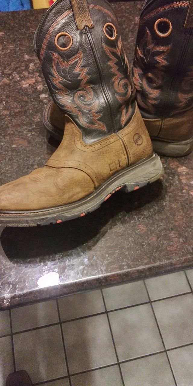 Like New Double H Work Boots 10.5 Composite Toe.
