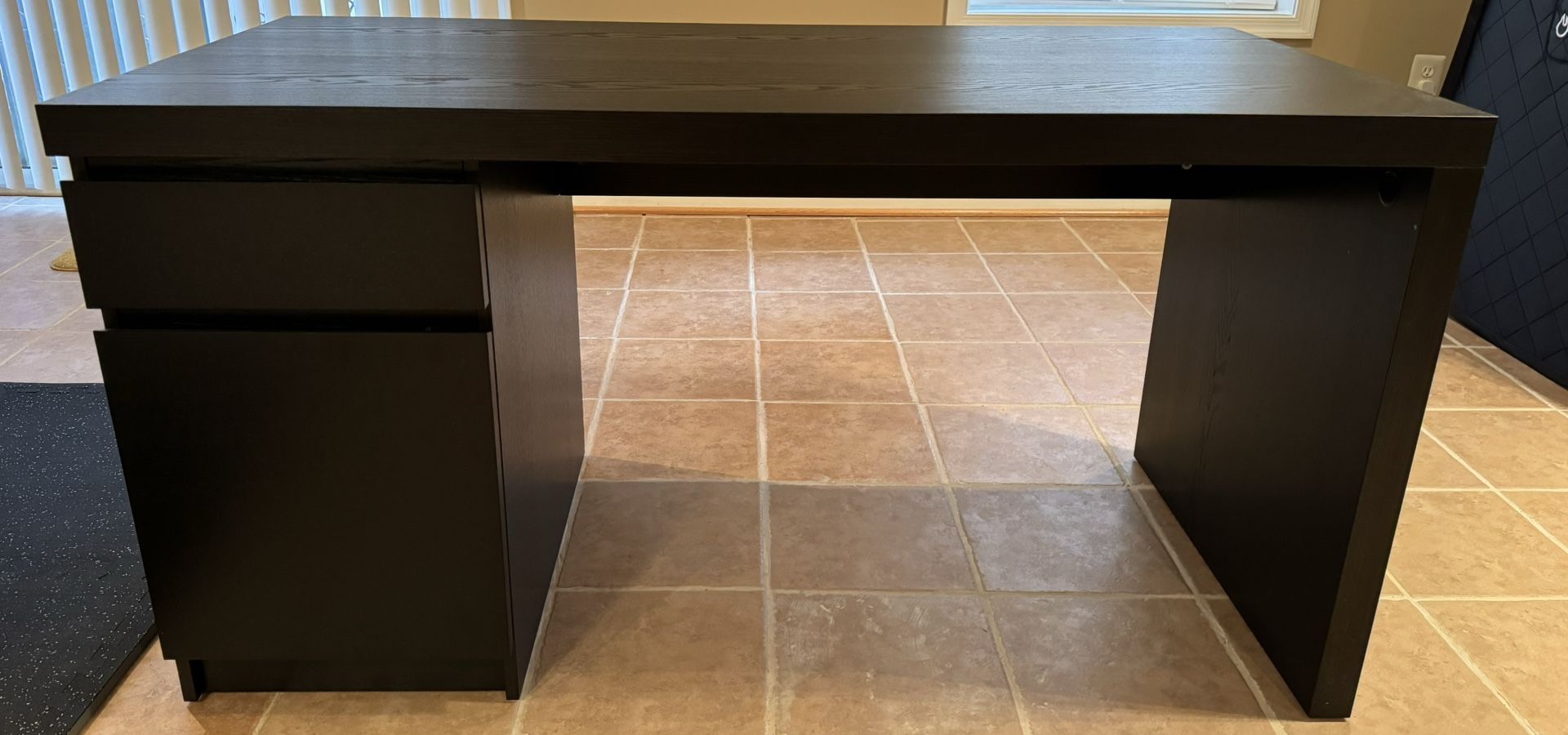 Wooden Espresso Brown Desk