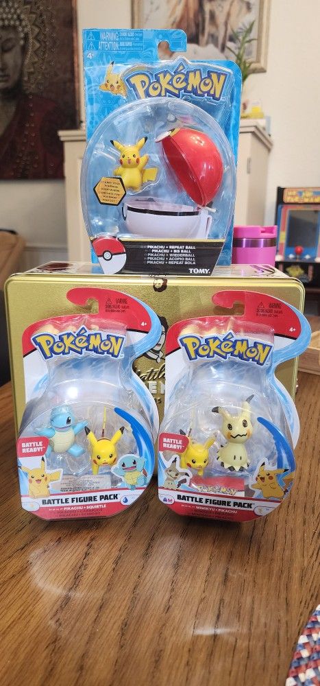 Pokemon Figures X3