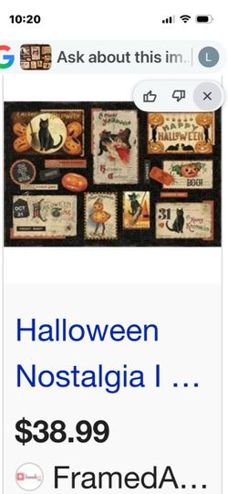 Halloween Nostalgia Vintage-Style Collage Print