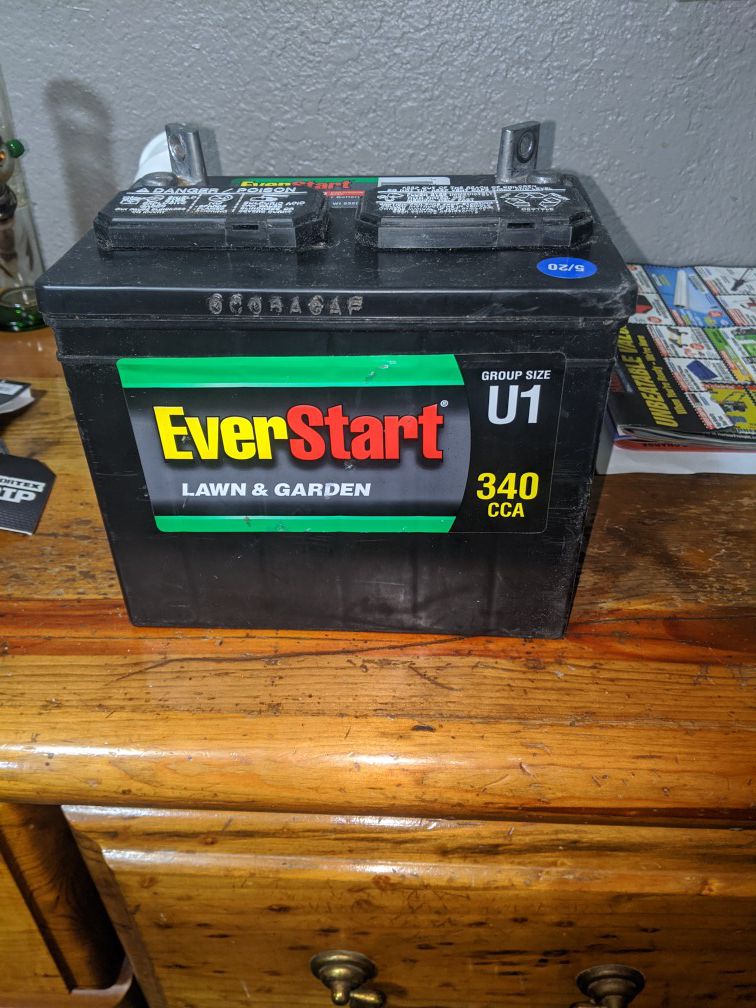 (NEW)EverStart 12v Lawn & Garden battery