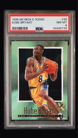 1996 skybox e x2000 kobe bryant