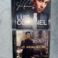 Luis Coronel autographed/Signed CD