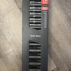 Icon 13pc 3/8 Deep Impact Sockets (metric)