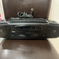 RCA Radio Double Cassette 