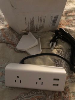 Outlet with 2 USB Charging Ports